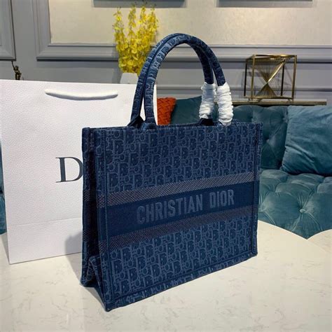 christian dior blue tote bag|christian dior book tote 2021.